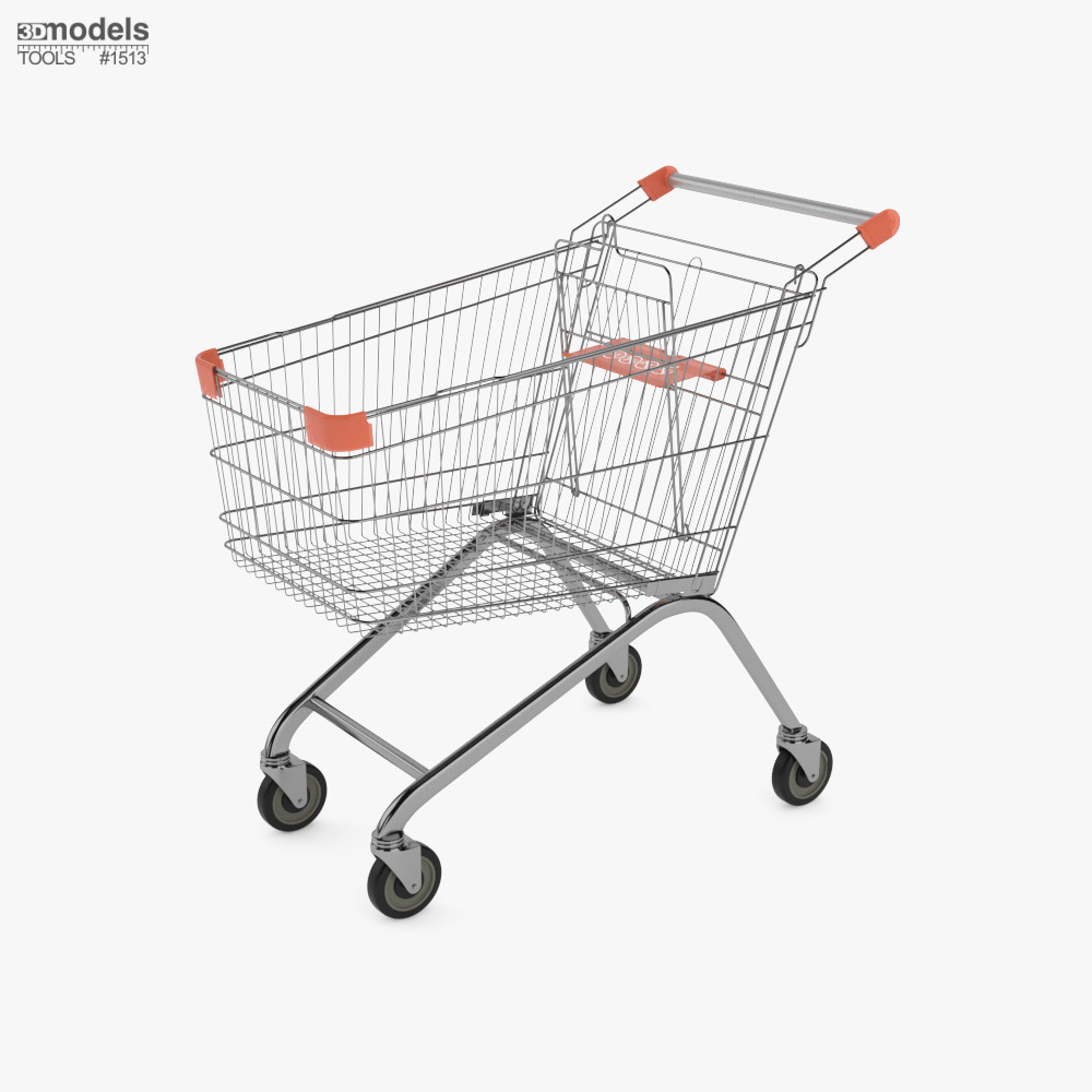 Shopping Cart 150 litres Modelo 3d