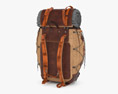 Vintage Travel Backpack 3D модель