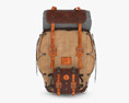 Vintage Travel Backpack Modello 3D