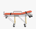 Ambulance Stretcher Trolley 3d model