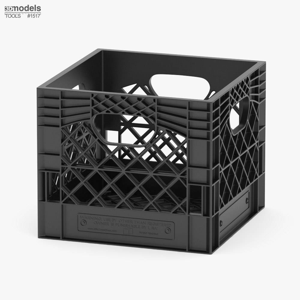Milk Crate 3Dモデル