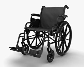 Wheelchair 3D model