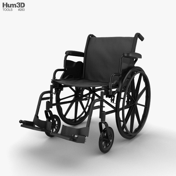 Інвалідний візок 3D модель