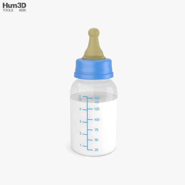 婴儿奶瓶 3D模型