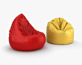 콩 가방 의자 3D 모델 