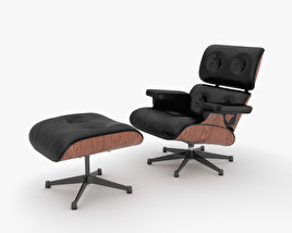 Eames Cadeira de Lounge Modelo 3d