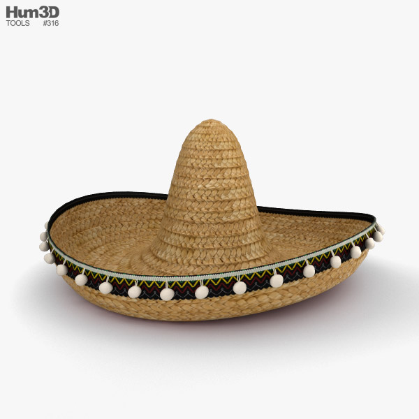 Sombrero 3D-Modell