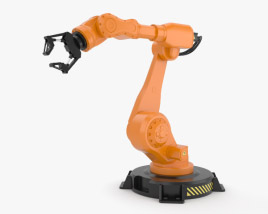 Industrial Robot Arm 3D model