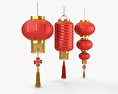 Chinesische Lampe 3D-Modell