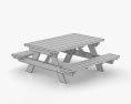 Tavolo da picnic Modello 3D