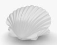 Seashell with Pearl 3d model