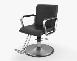 Cadeira de salão de barbeiro Modelo 3d