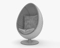 Cadeira ovo Modelo 3d