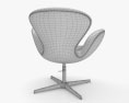 白鳥の椅子 3Dモデル