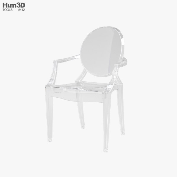 Ghost Chair 3D model