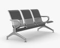 Flughafen-Sessel 3D-Modell