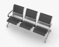 공항 라운지 의자 3D 모델 