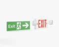 Exit Sign 3d model