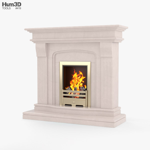 Fireplace 3D model