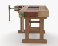 Woodworking Workbench 3d model