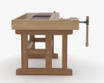 木工ワークベンチ 3Dモデル