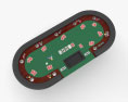 Mesa de pôquer Modelo 3d