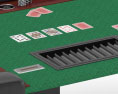 Table de poker Modèle 3d
