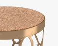 Round Tavolino Modello 3D
