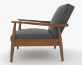 Better Homes and Gardens Flynn Mid-Century Wood 肘掛け椅子 3Dモデル