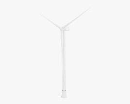 风力涡轮机 3D模型