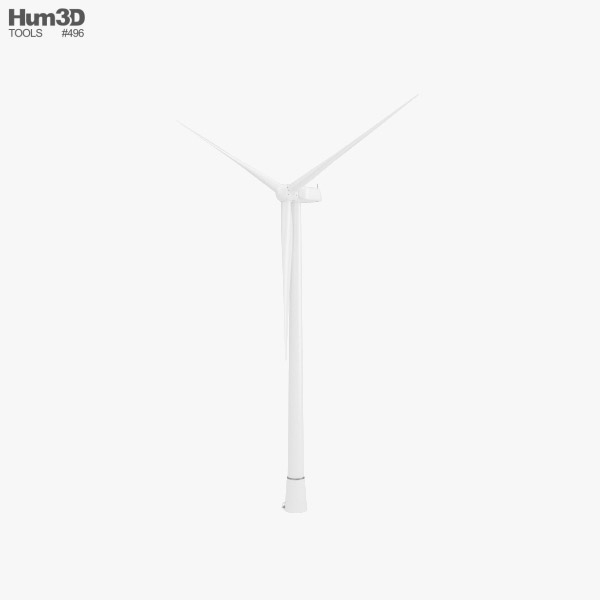 Turbina eolica Modello 3D
