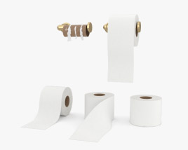 Туалетная бумага 3D модель