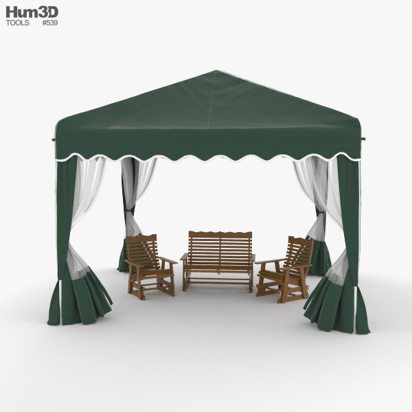 Garden Party Tent 3D model