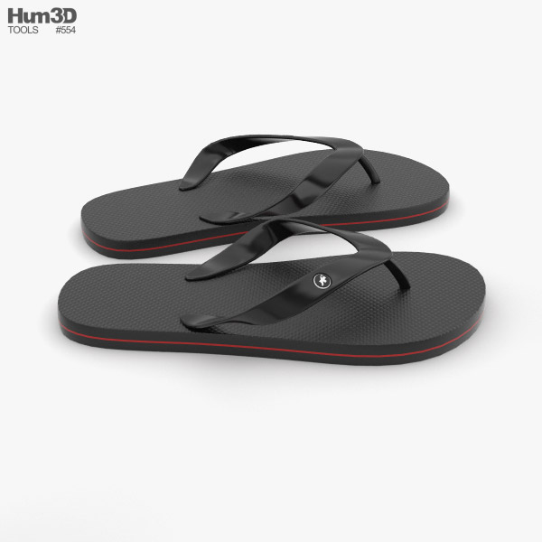 House Slippers 2 - 3D Model by sanchiesp