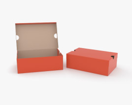신발 상자 3D 모델 
