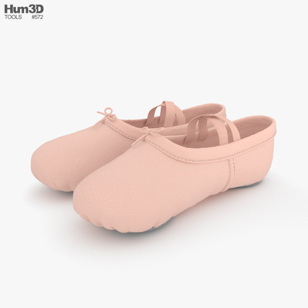 Zapatillas de ballet Modelo 3D