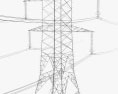 Torre de transmissão Modelo 3d