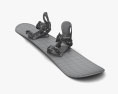 Snowboard Modello 3D