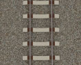 Trilho do trem Modelo 3d