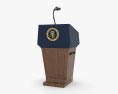 미국 대통령 연단 3D 모델 