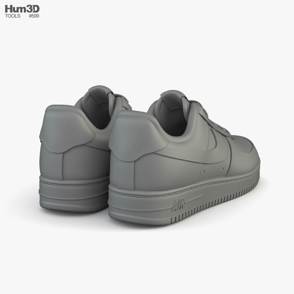Nike Air Force 1 High 3D model - Download Clothes on