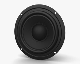 Bass-Lautsprecher 3D-Modell