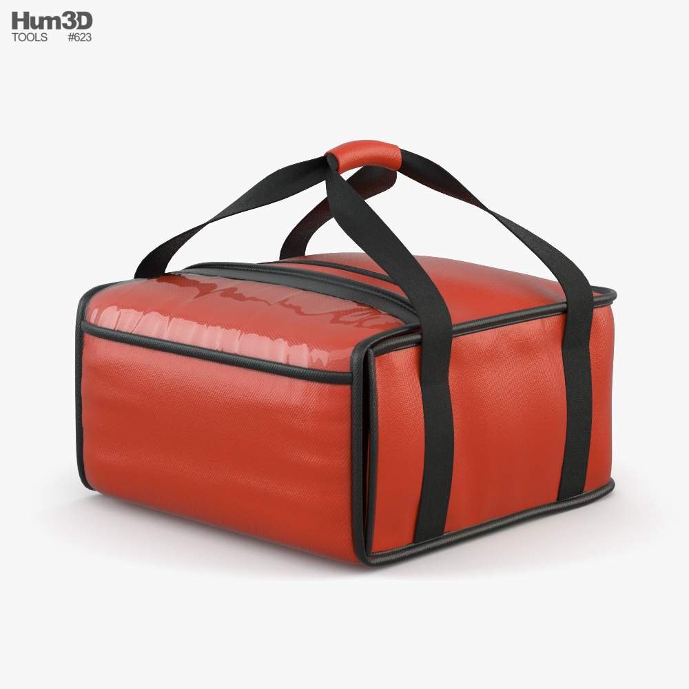 Food Lunch Pizza Delivery Bag 3d model