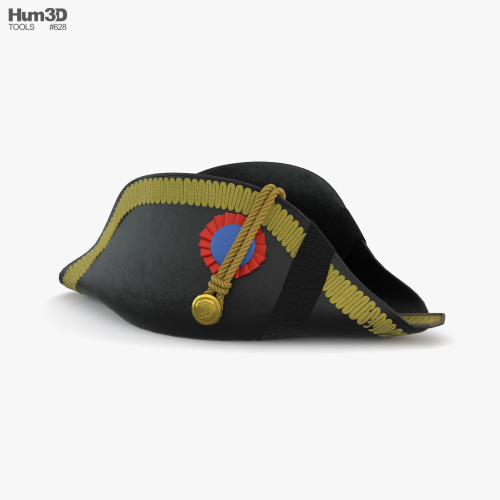 Bicorne Hat 3D model