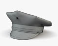 팔각형 경찰 모자 3D 모델 