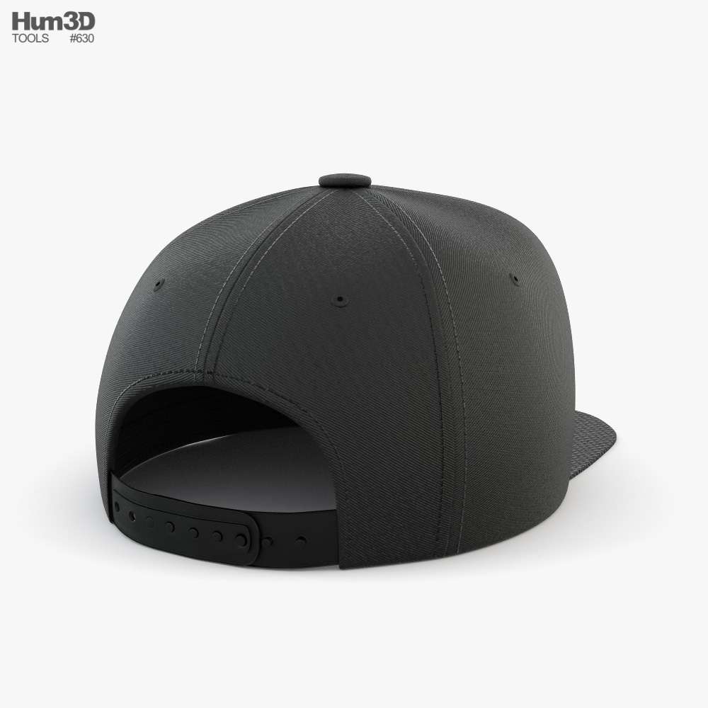 Snapback Hat Extension Clip by nathanbasset, Download free STL model