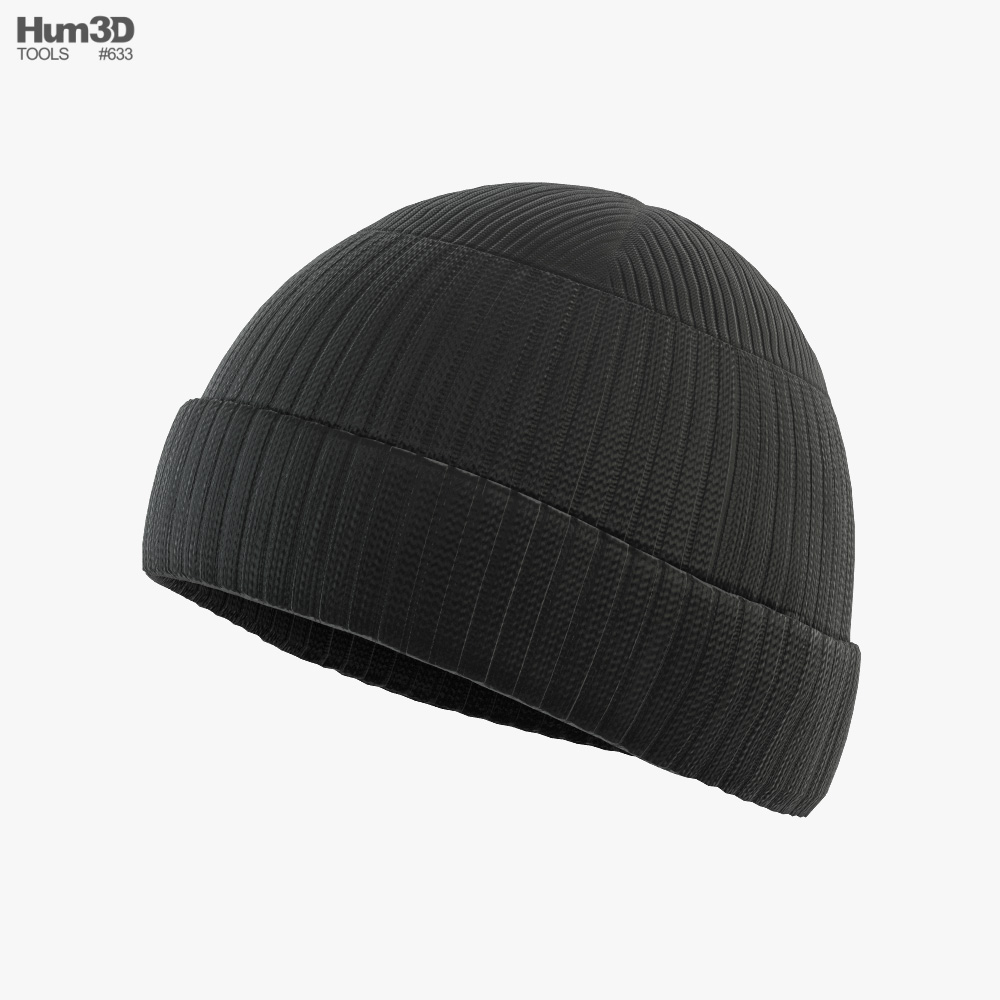 Winter Hat 01 3D model