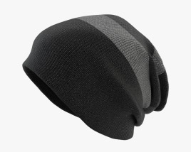 Чоловічий зимовий капелюх 3D модель
