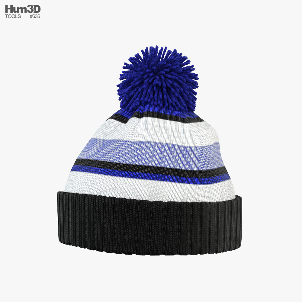 冬用の帽子 02 3Dモデル