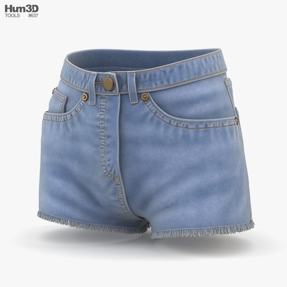 Pantaloncini Modello 3D